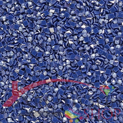 DMC 823 Navy Blue DK - eckige Steine - Fairy Dust - Diamond Painting