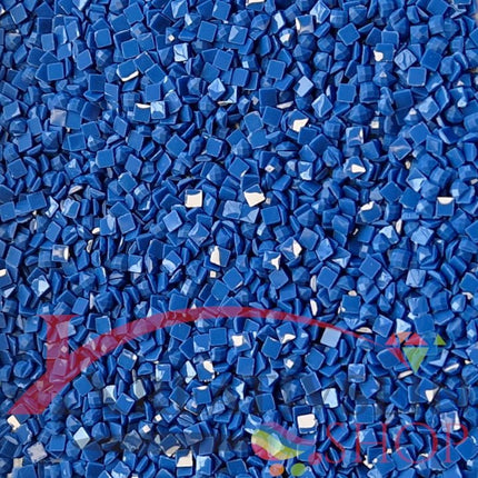 DMC 825 Blue DK - eckige Steine - Diamond Painting