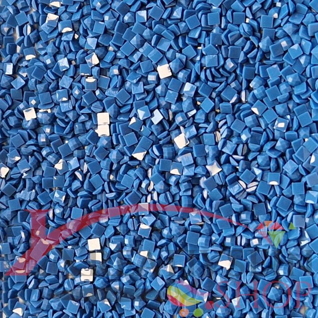 DMC 826 Blue MED - eckige Steine - Diamond Painting
