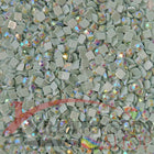 DMC 828 Blue ULT VY LT - eckige Steine - Aurora Borealis (AB) - Diamond Painting