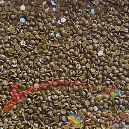 DMC 830 Golden Olive DK - runde Steine - Diamond Painting