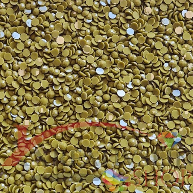 DMC 831 Golden Olive MED - runde Steine - Diamond Painting