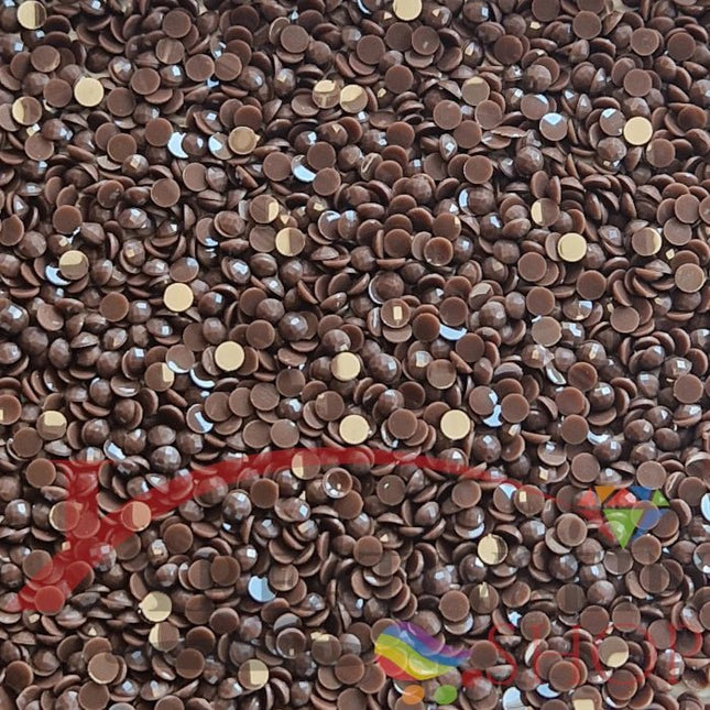 DMC 838 Beige Brown VY DK - runde Steine - Diamond Painting