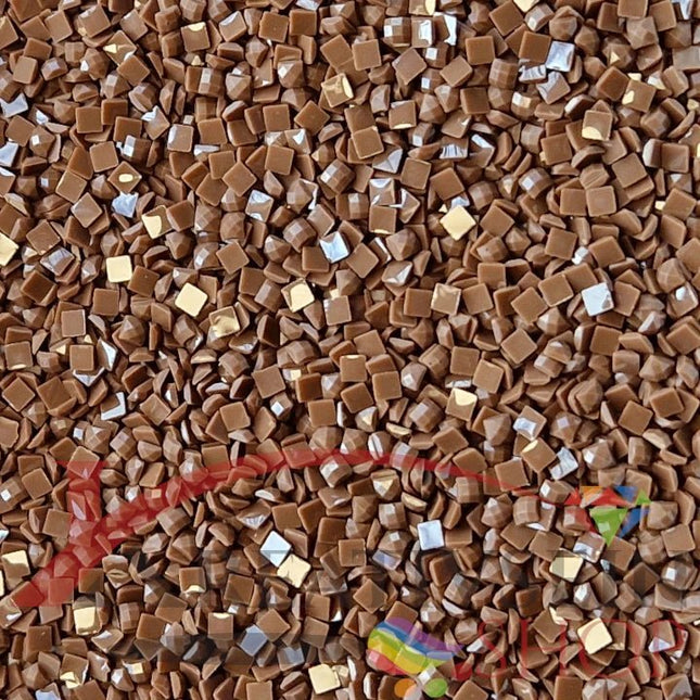 DMC 839 Beige Brown DK - eckige Steine - Diamond Painting