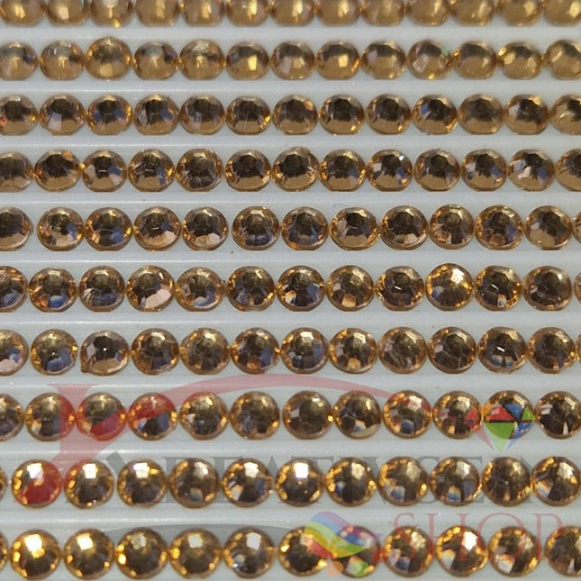 DMC 842 Beige Brown VY LT - rund Steine - Strass - Diamond Painting