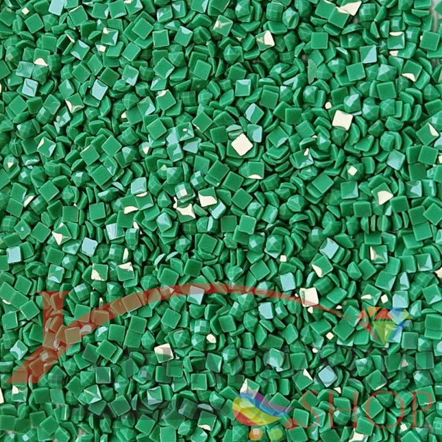 DMC 911 Emerald Green MED - eckige Steine - Diamond Painting