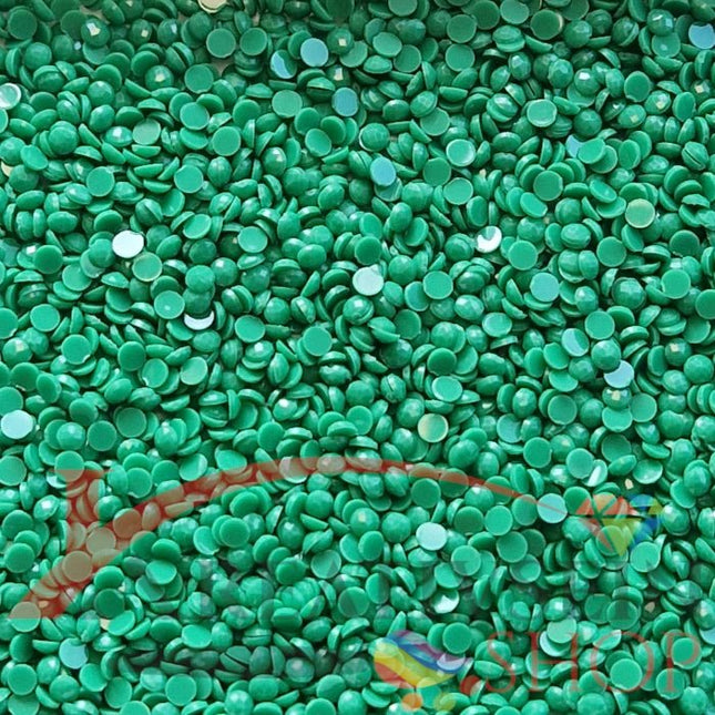 DMC 911 Emerald Green MED - runde Steine - Diamond Painting