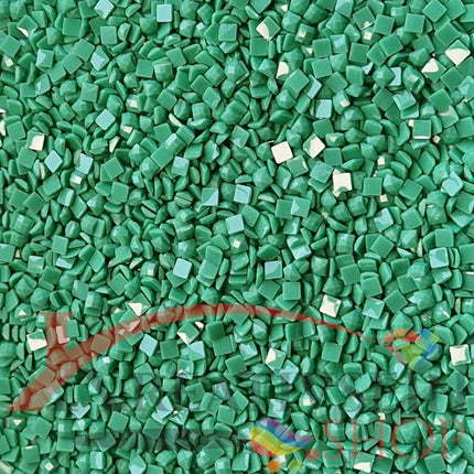 DMC 912 Emerald Green LT - eckige Steine - Diamond Painting
