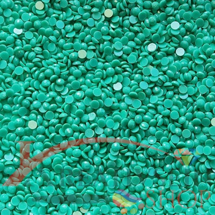 DMC 913 Nile Green MED - runde Steine - Diamond Painting