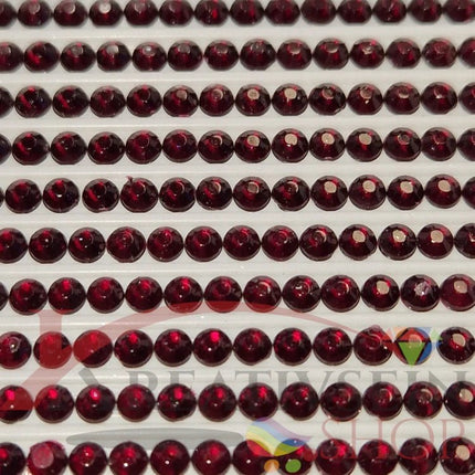 DMC 915 Plum DK - rund Steine - Strass - Diamond Painting