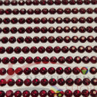 DMC 915 Plum DK - rund Steine - Strass - Diamond Painting