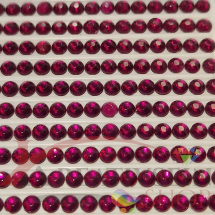 DMC 917 Plum MED - rund Steine - Strass - Diamond Painting