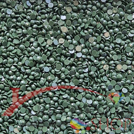 DMC 936 Avocado Green VY DK - runde Steine - Diamond Painting
