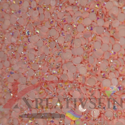 DMC 963 Dusty Rose ULT VY LT - runde Steine - Aurora Borealis (AB) - Diamond Painting