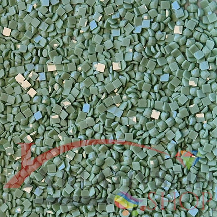 DMC 966 Baby Green MED - eckige Steine - Diamond Painting