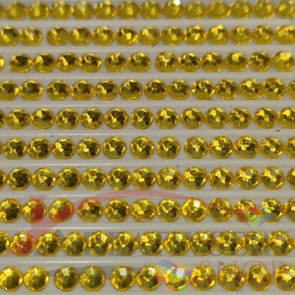 DMC 973 Canary BRIGHT - rund Steine - Strass - Diamond Painting