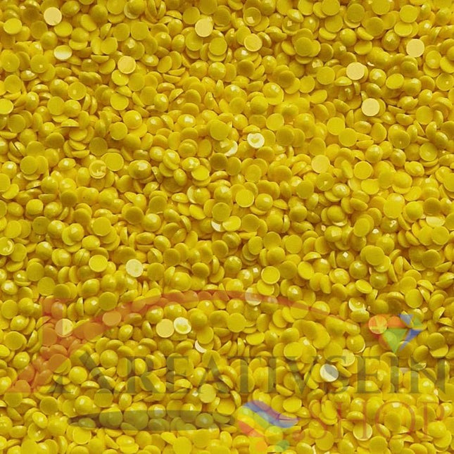 DMC 973 Canary BRIGHT - runde Steine - Diamond Painting
