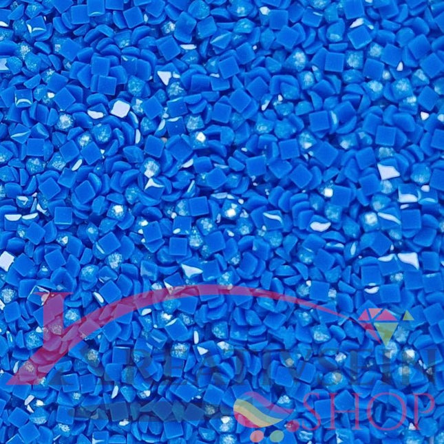 DMC 995 Electric Blue DK - eckige Steine - Fairy Dust - Diamond Painting