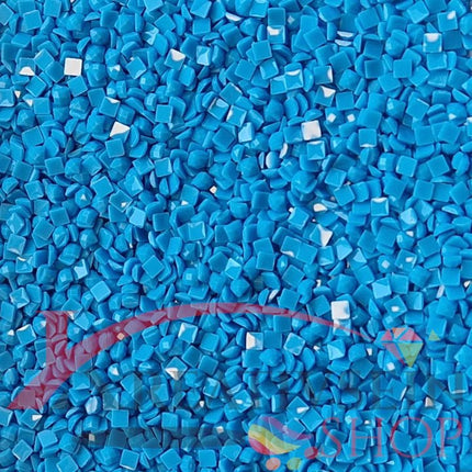 DMC 996 Electric Blue MED - eckige Steine - Diamond Painting