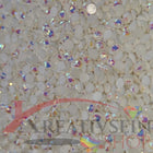 DMC B5200 Bright White - runde Steine - Aurora Borealis (AB) - Diamond Painting