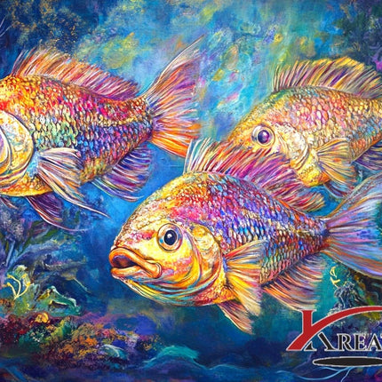Drei Fische - 5D DIY Diamond Painting