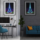 Eiffelturm - Glow in the Dark Diamond Painting