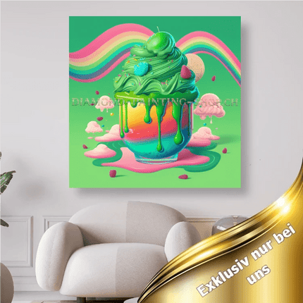 Ein grünes Eis bitte - 5D DIY Diamond Painting