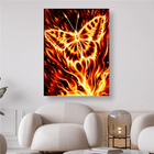 Ein Schmetterling in Feuer und Flammen - 5D DIY Diamond Painting