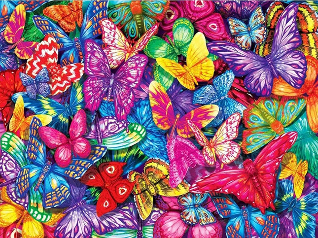Ein Schwarm Schmetterlinge und Falter - Voll AB 5D DIY Diamond Painting