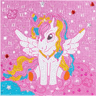 Einhorn sitzt auf Wolke Kindermotiv - Diamond Painting