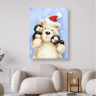 Eisbär mit Pinguinen - 5D DIY Diamond Painting