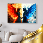Engel Feuer Wasser - 5D DIY Diamond Painting