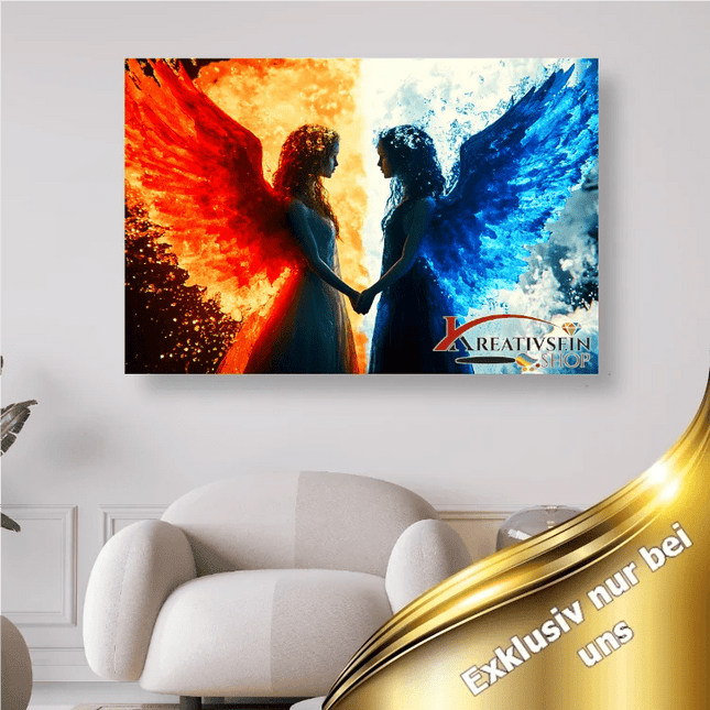 Engel Feuer Wasser - 5D DIY Diamond Painting