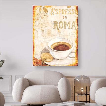 Espresso in Roma - 5D DIY Diamond Painting