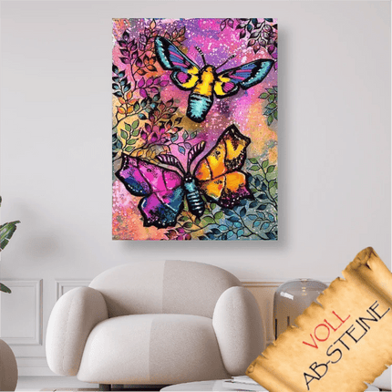 Falter und Schwärmer - Voll AB 5D DIY Diamond Painting