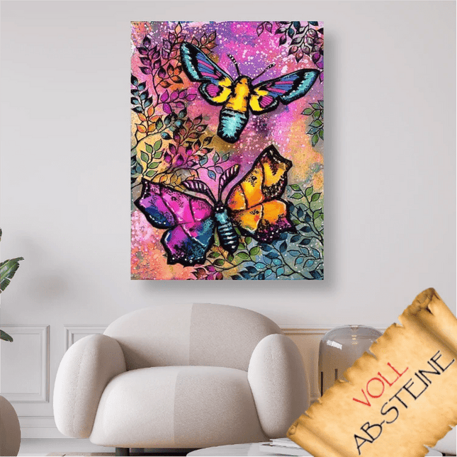 Falter und Schwärmer - Voll AB 5D DIY Diamond Painting