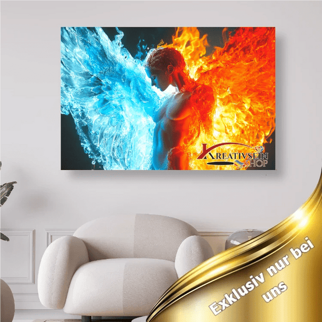 Feuer Wasser Engel - 5D DIY Diamond Painting