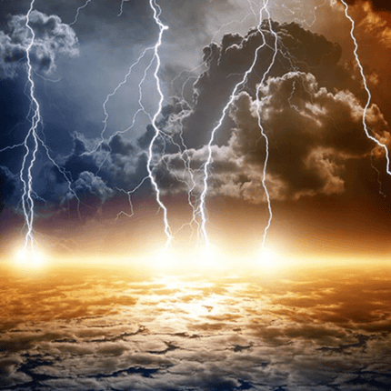 Gewitter über dem Meer - 5D DIY Diamond Painting