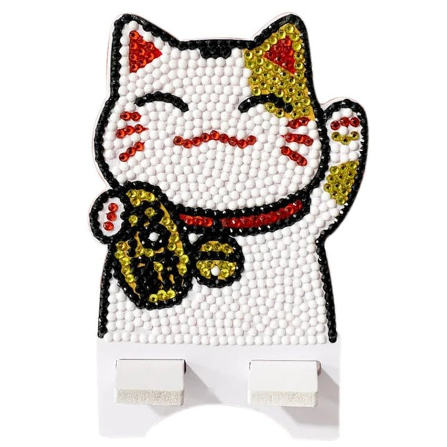 Handyhalterung Katze - Diamond Painting