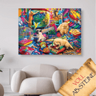 Haustiere in Action - Voll AB 5D DIY Diamond Painting