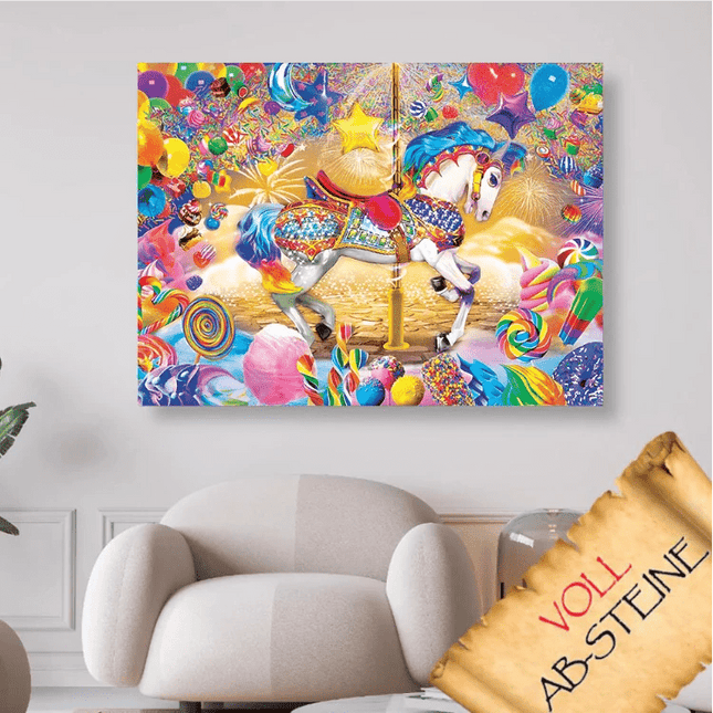Kirmes in der Stadt - Voll AB 5D DIY Diamond Painting