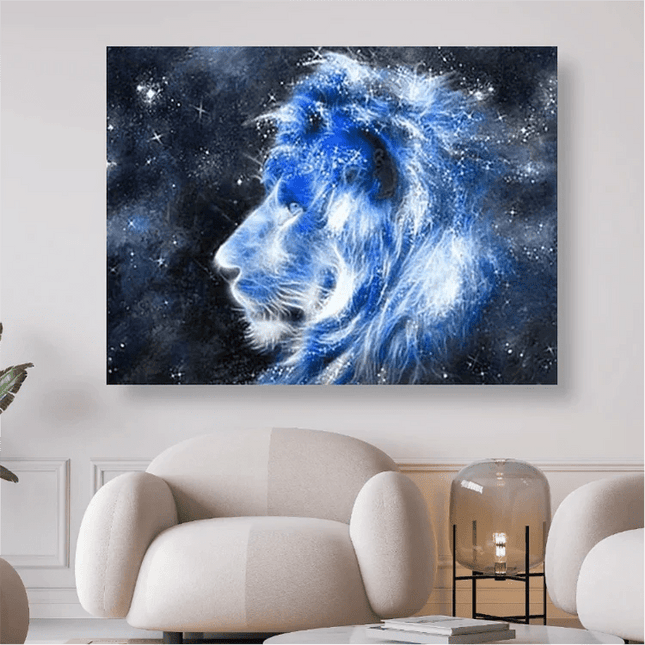 König der Tiere - Löwe Himmlisch - 5D DIY Diamond Painting