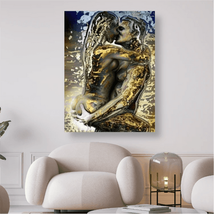 Küssendes Liebespaar - 5D DIY Diamond Painting
