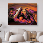 Küssendes Liebespaar eng umschlungen - 5D DIY Diamond Painting