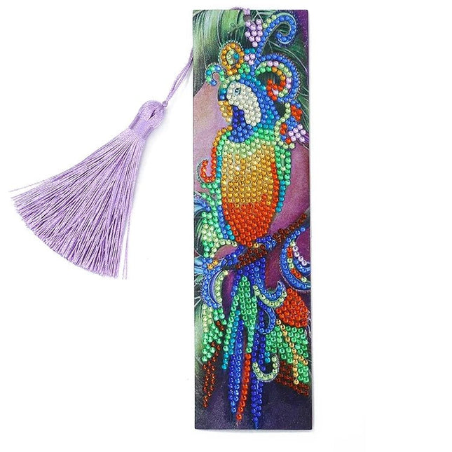 Lesezeichen Papagei - Diamond Painting