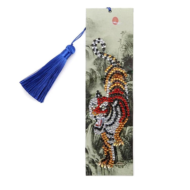 Lesezeichen Tiger - Diamond Painting