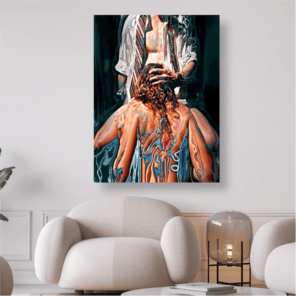Liebespaar halt meinen Kopf fest - 5D DIY Diamond Painting