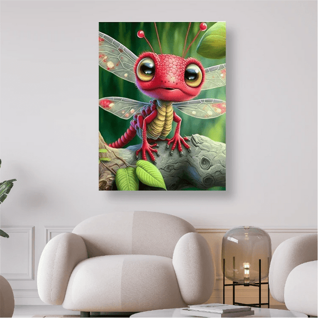 Lilly die Libelle - 5D DIY Diamond Painting