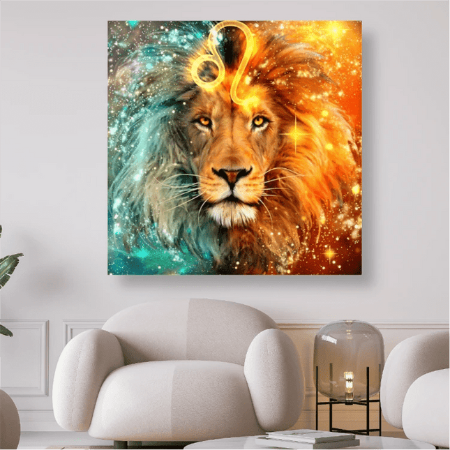 Löwe Sternzeichen - 5D DIY Diamond Painting
