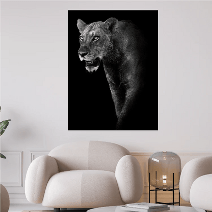 Löwen Dame - 5D DIY Diamond Painting